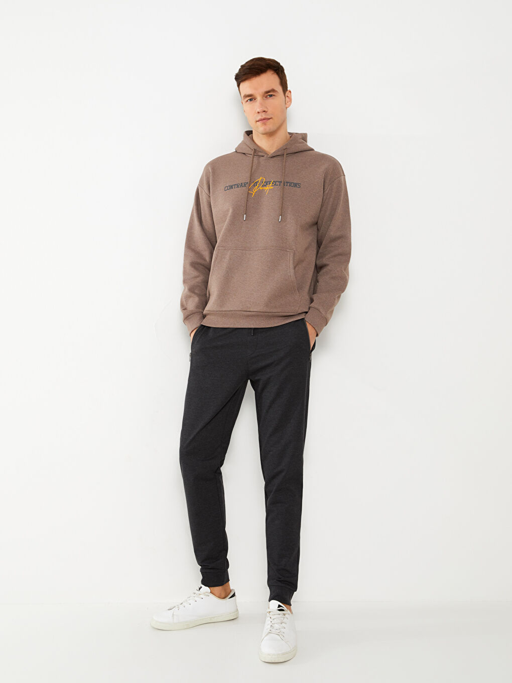 სტანდარტული ჭრა მამაკაცის ჯოგერ სპორტული შარვალი