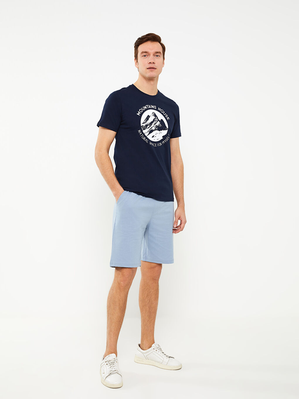 LC Waikiki Slim Fit Knitted Men Shorts -S31085Z8-SPD
