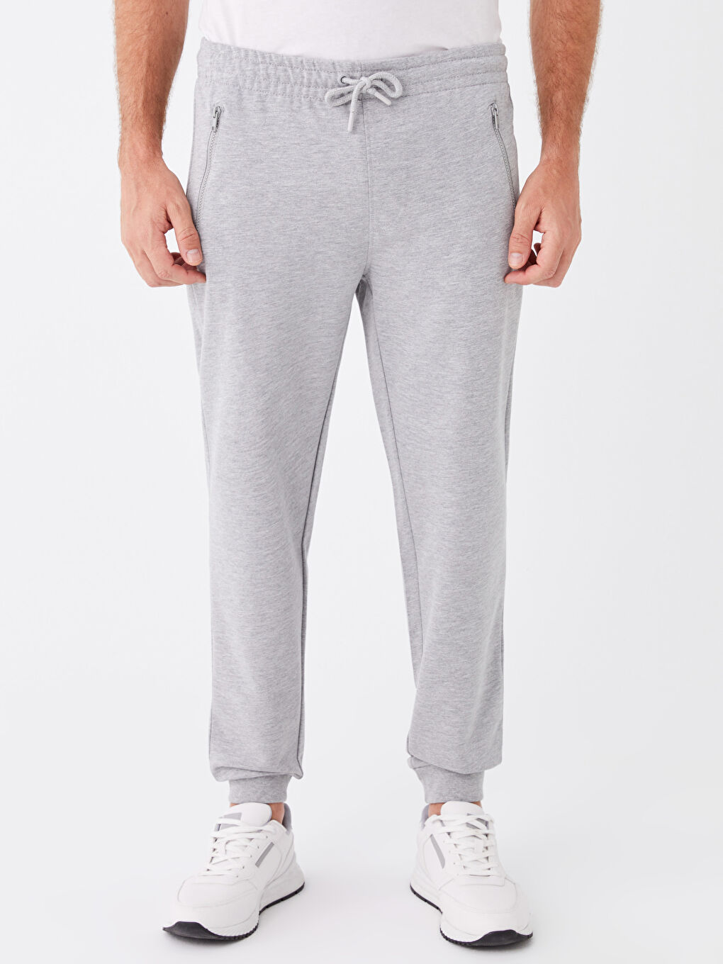 Gri Standart Kalıp Erkek Jogger Eşofman Altı-2