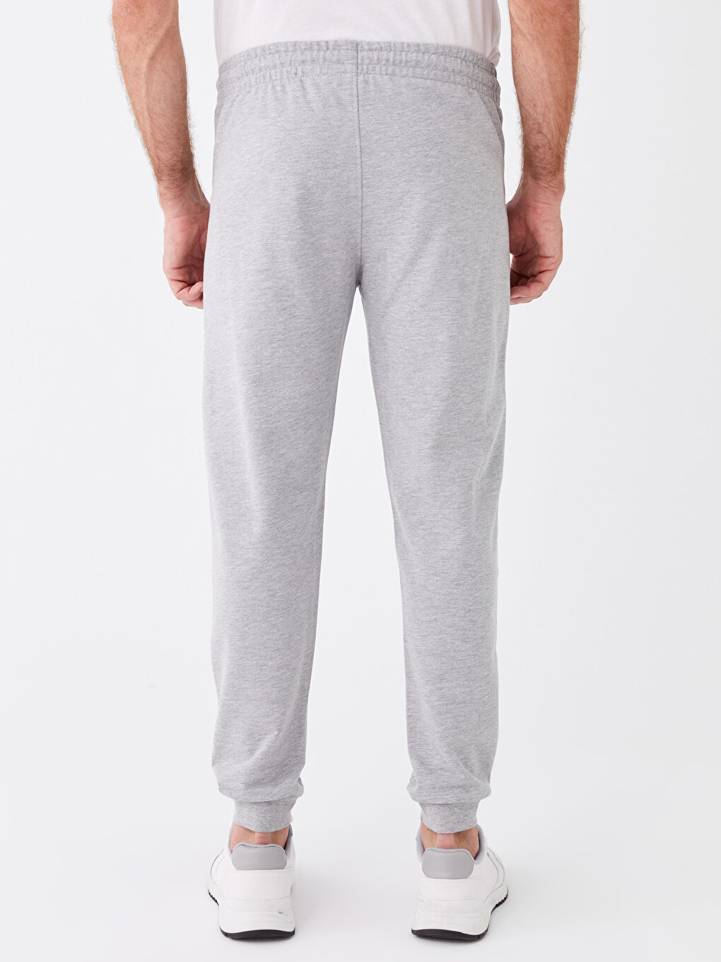 Gri Standart Kalıp Erkek Jogger Eşofman Altı-4