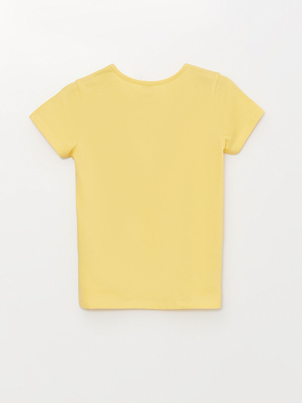 Crew Neck Printed Short Sleeve Girls' T-Shirt-1