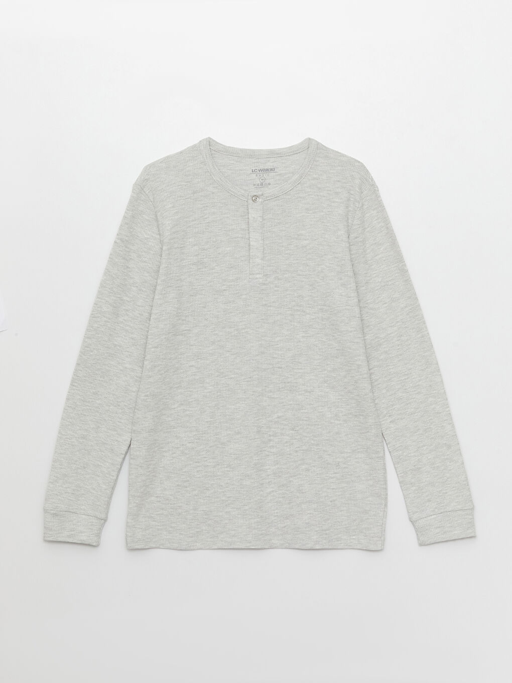 تيشيرت كم طويل بياقة دائرية للرجال-5