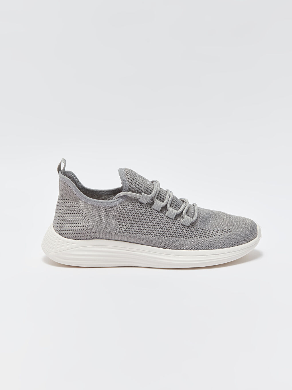 Gri File Detaylı Erkek Spor Ayakkabı-1