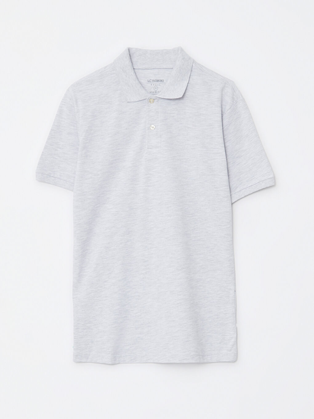 Polo Neck Short Sleeve Pique Men's T-Shirt-5