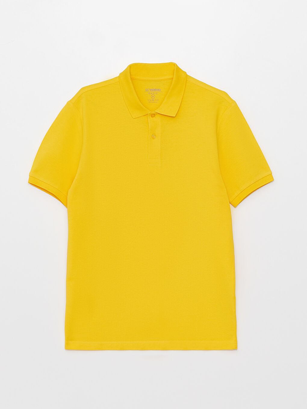 Polo Neck Short Sleeve Pique Men's T-Shirt -S31142Z8-S1G