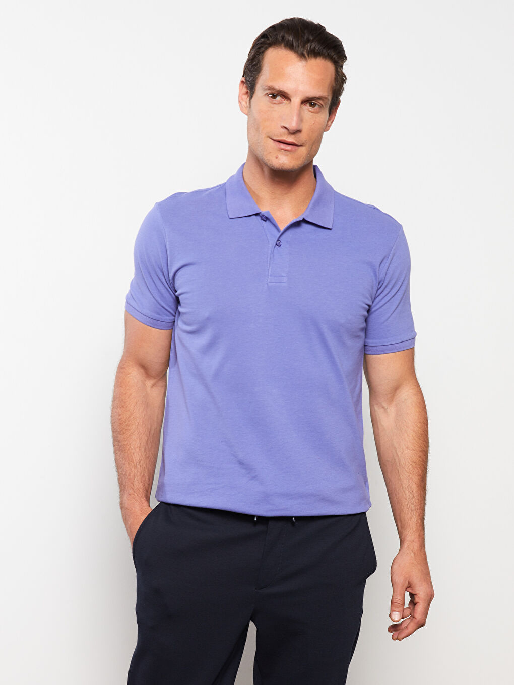 LC Waikiki Polo Neck Short Sleeve Pique Men's T-Shirt -S31142Z8-SN9