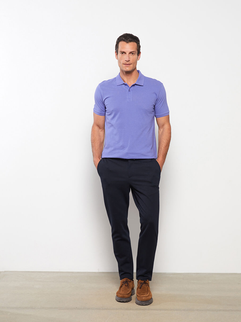 LC Waikiki Polo Neck Short Sleeve Pique Men's T-Shirt -S31142Z8-SN9