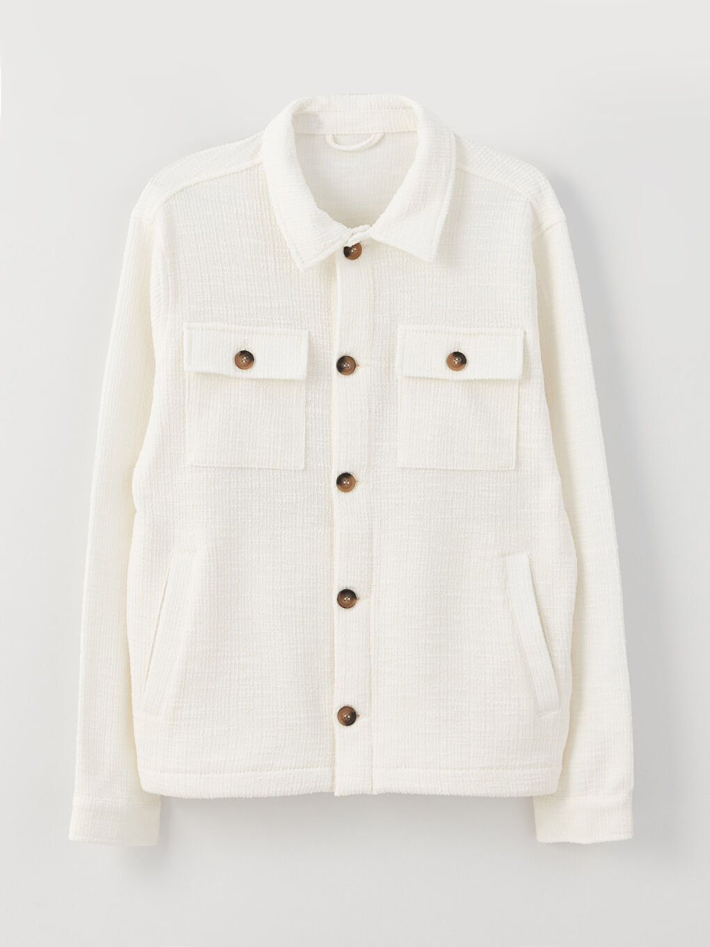 Пальто для мужчин с отложным воротником, облегающего кроя-5