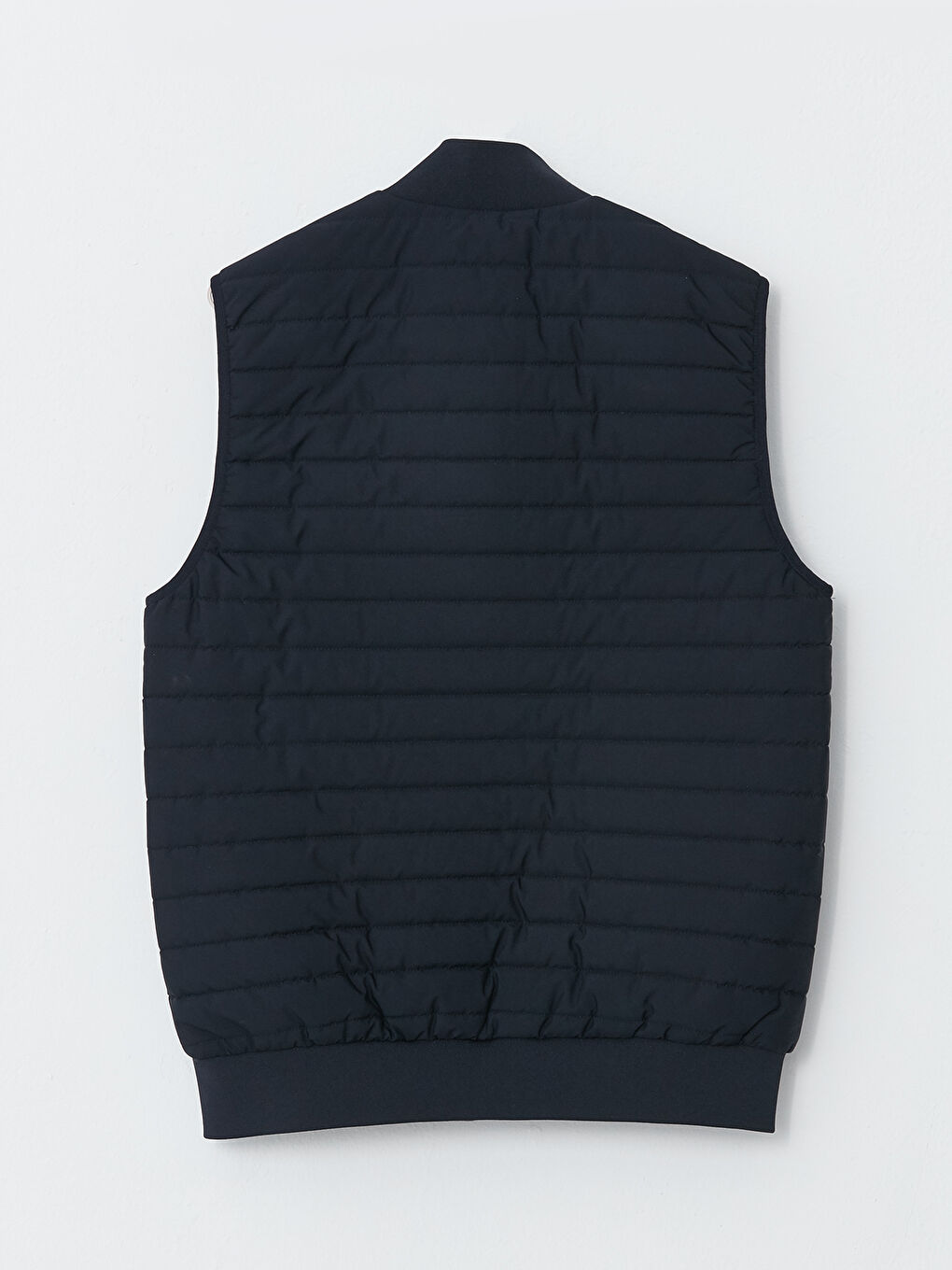 Slim Fit Funnel Neck Men's Vest-6