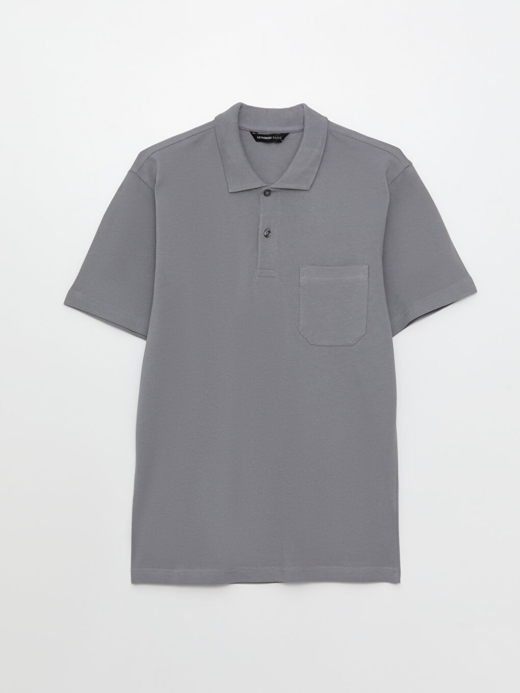 تي شيرت بياقة بولو كم قصير بيكيه للرجال-5