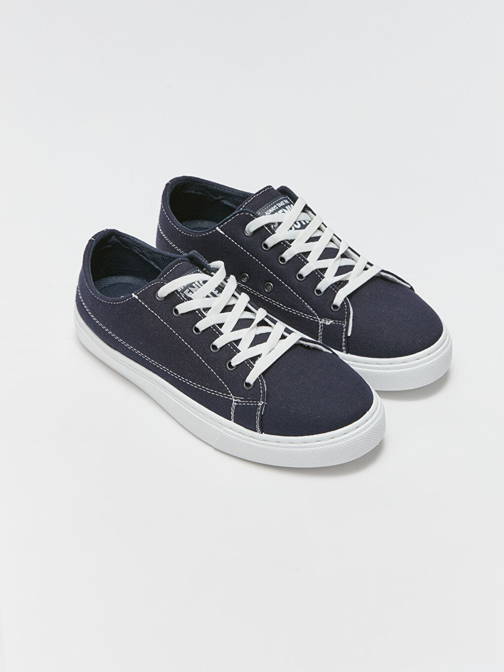 Lacivert Bağcıklı Erkek Spor Ayakkabı