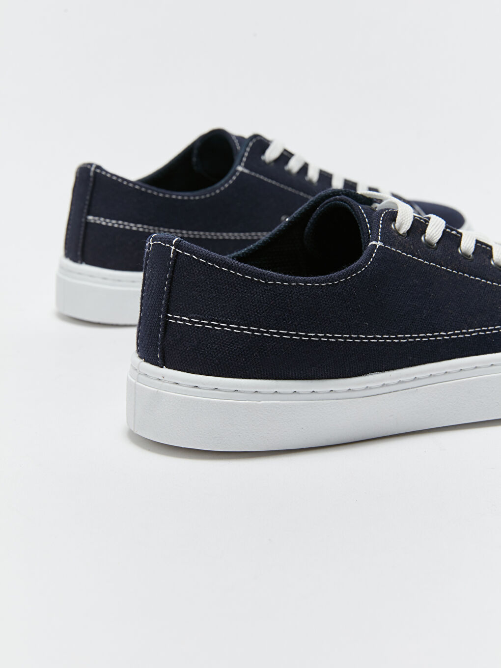 Lacivert Bağcıklı Erkek Spor Ayakkabı-4