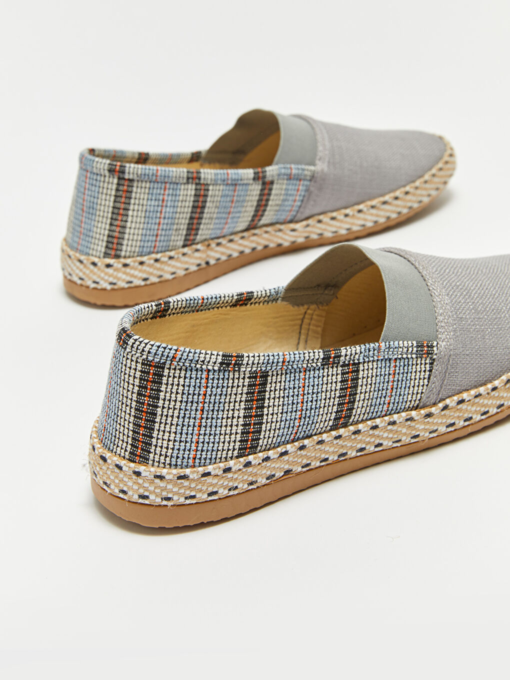 LCW STEPS Gri Desenli Erkek Espadril Ayakkabı - 4