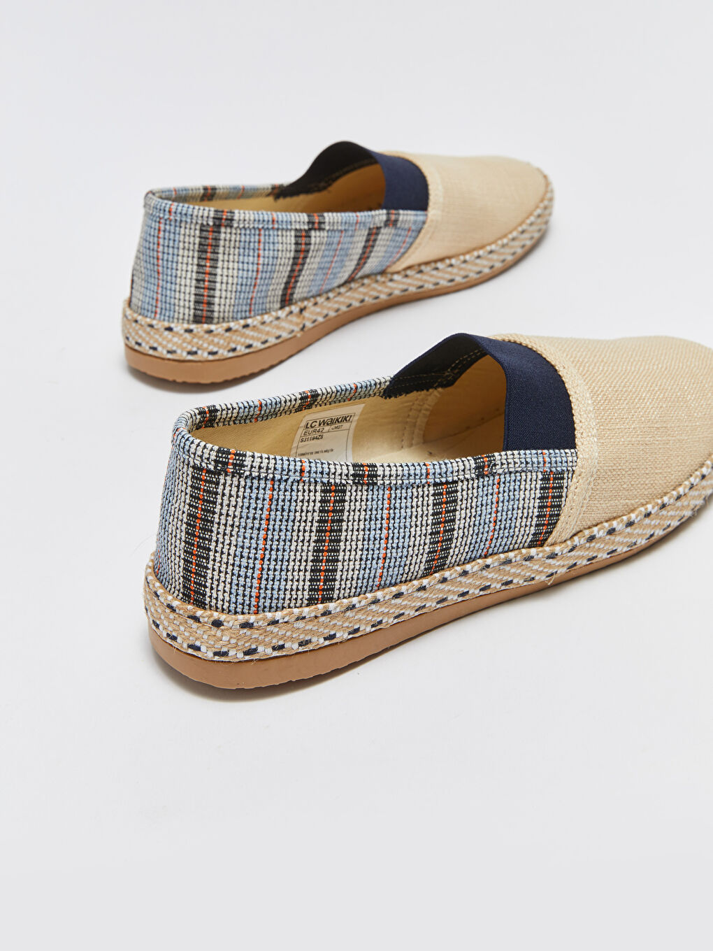 LCW STEPS Bej Desenli Erkek Espadril Ayakkabı - 4