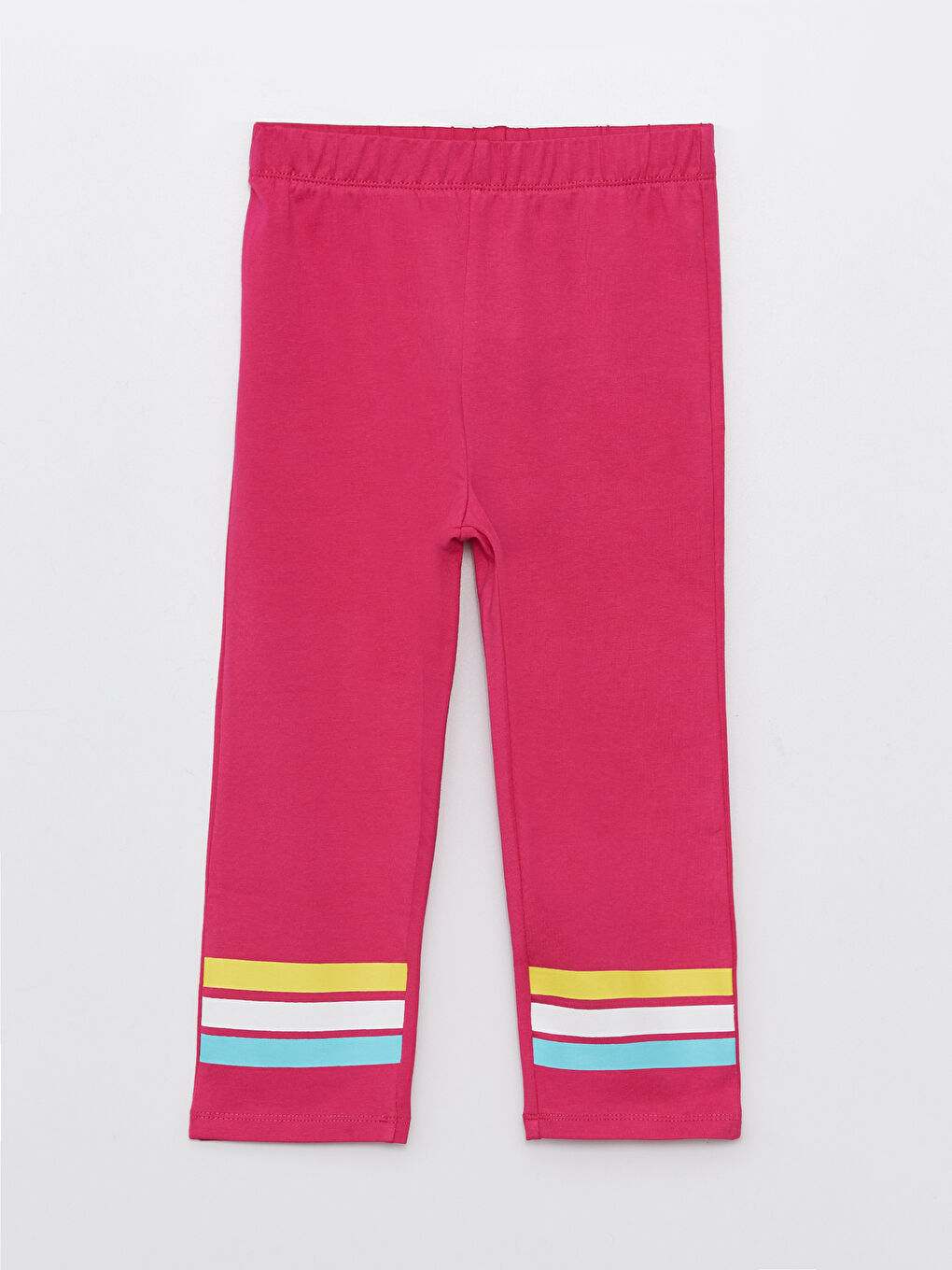 Collants Garçon Rayés 3/4 à Taille Élastique pour Fille