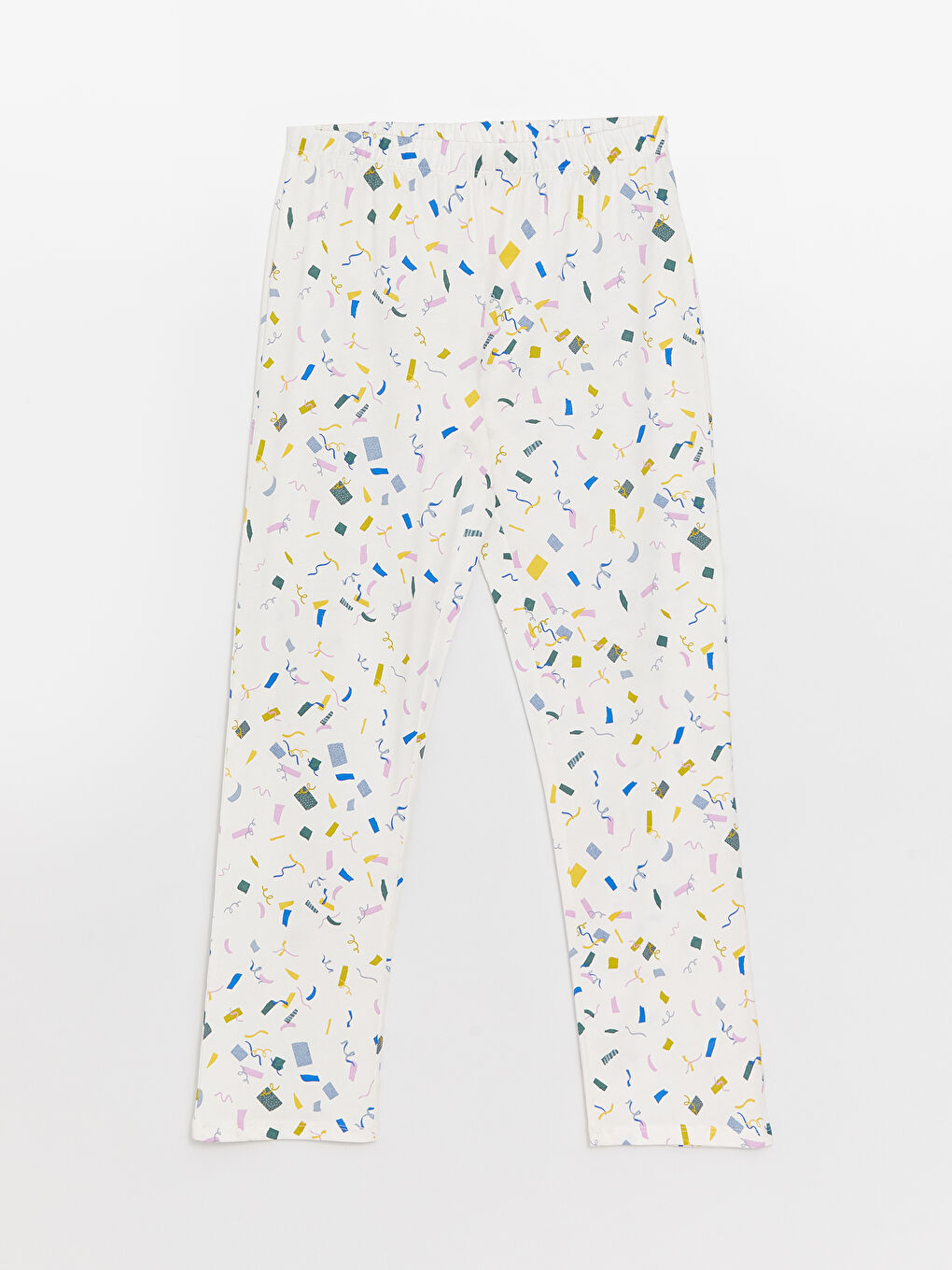 طقم بيجامة ياقة القميص منقوش كم قصير للسيدات-7