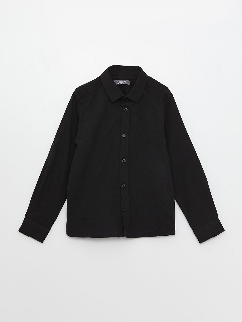 Basic Long Sleeve Gabardine Boy Shirt -S31233Z4-RQL