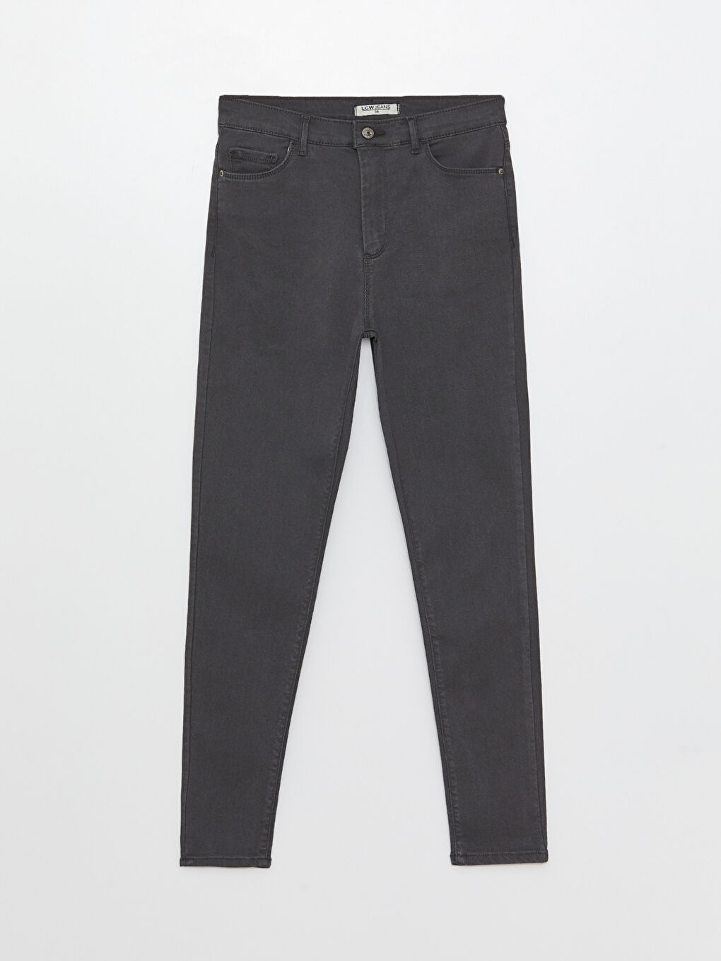 LCWAIKIKI Basic Women's High Waisted Slim Fit Regular Denim Trousers -S31246Z8-KSK
