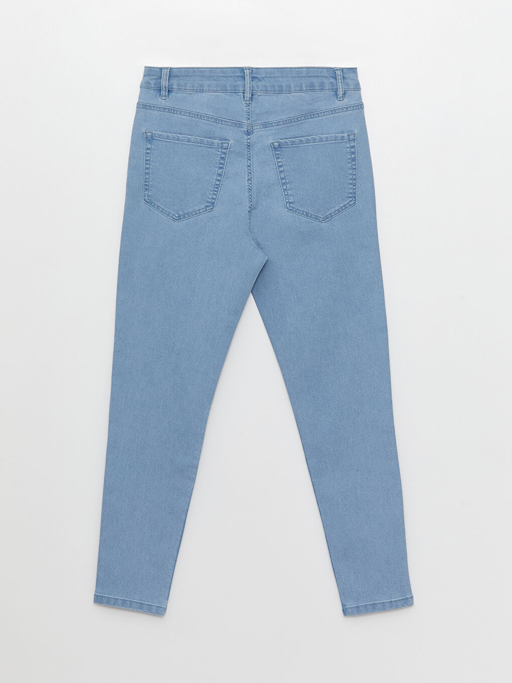 LCWAIKIKI Basic Damen Hoch Taillierte Schlanke Passform Reguläre Denim-Hose -S31248Z8-311
