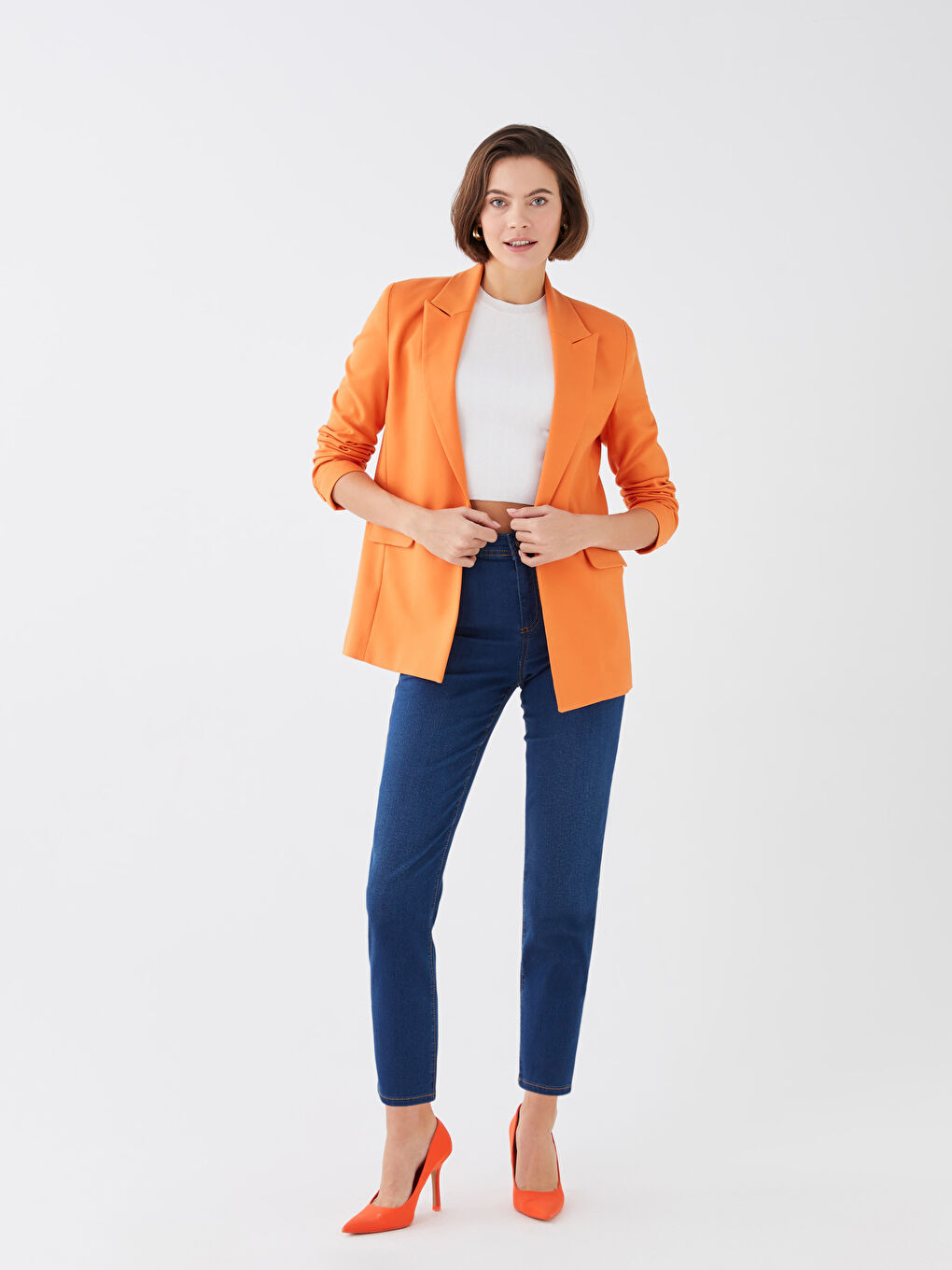 LC Waikiki Ženske farmerke visokog struka slim fit -S31252Z8-H45
