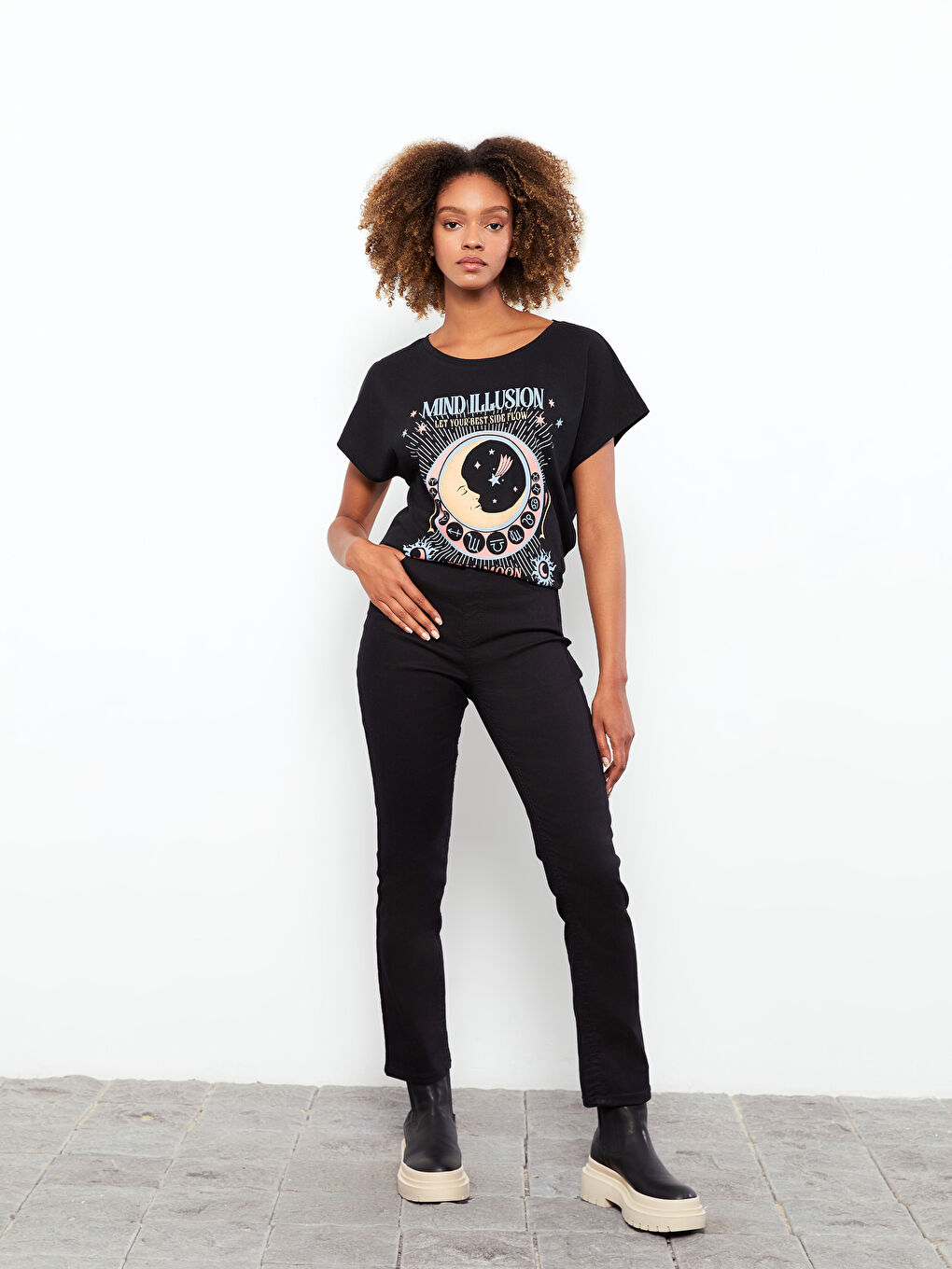 LCWAIKIKI Basic Kadın Yüksek Bel Slim Fit Düz Jean Pantolon -S31253Z8-J0F
