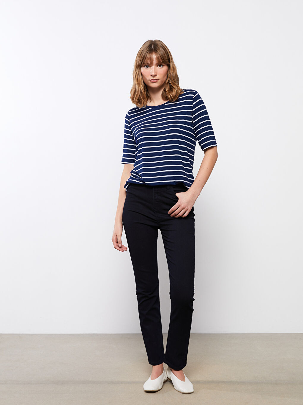 LC Waikiki Ženske farmerke visokog struka slim fit -S31255Z8-890
