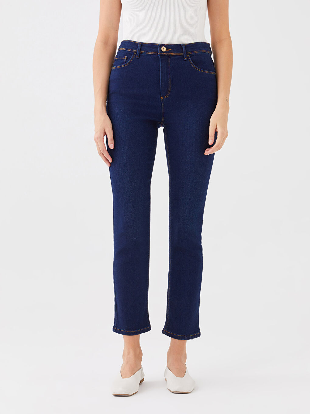 LCWAIKIKI Basic High Waist Slim Fit Women's Jeans -S31258Z8-309