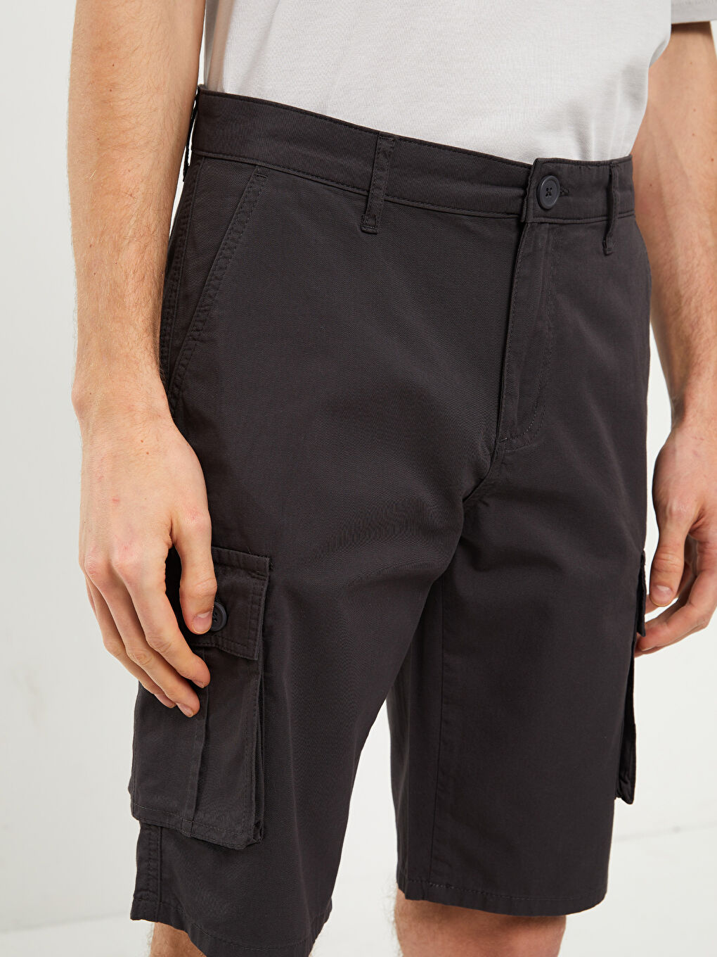 Standard Fit Men's Bermuda Shorts -S31278Z8-SEH
