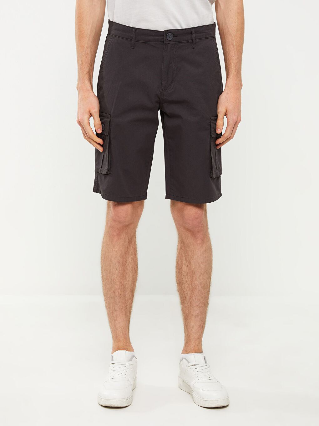 Standard Fit Men's Bermuda Shorts -S31278Z8-SEH