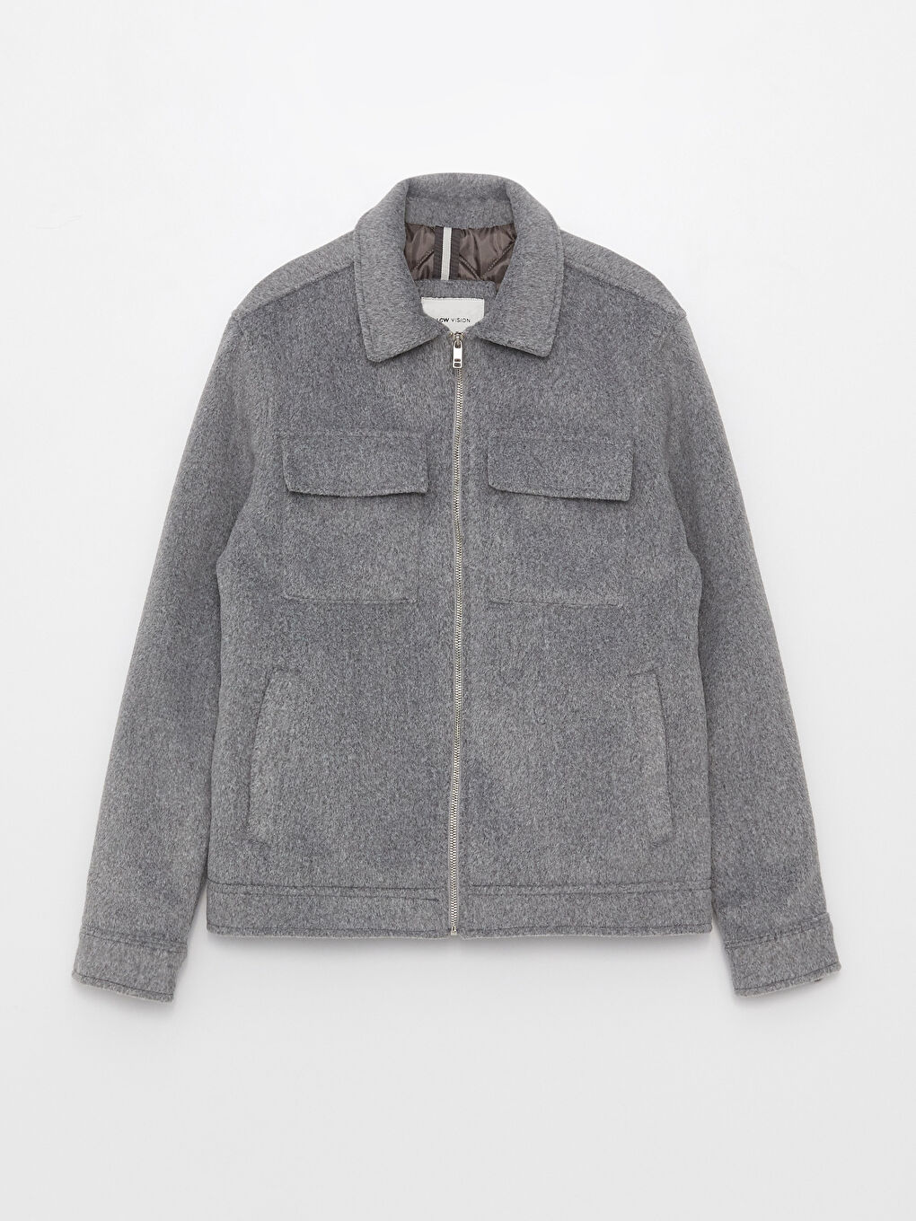 Palton Cachet Slim Fit Guler de Cămașă pentru Bărbați-5