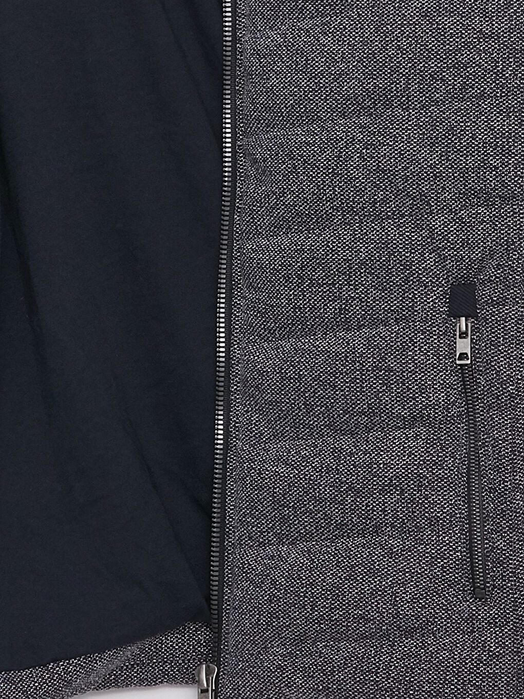 Lacivert Slim Fit Dik Yaka Erkek Şişme Mont-7