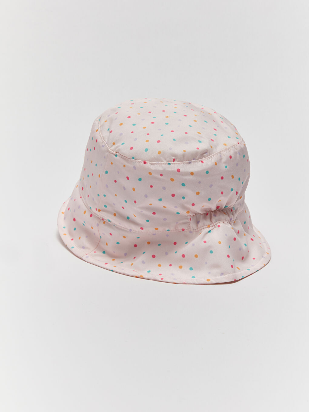 Patterned Cotton Baby Girl Hat-1