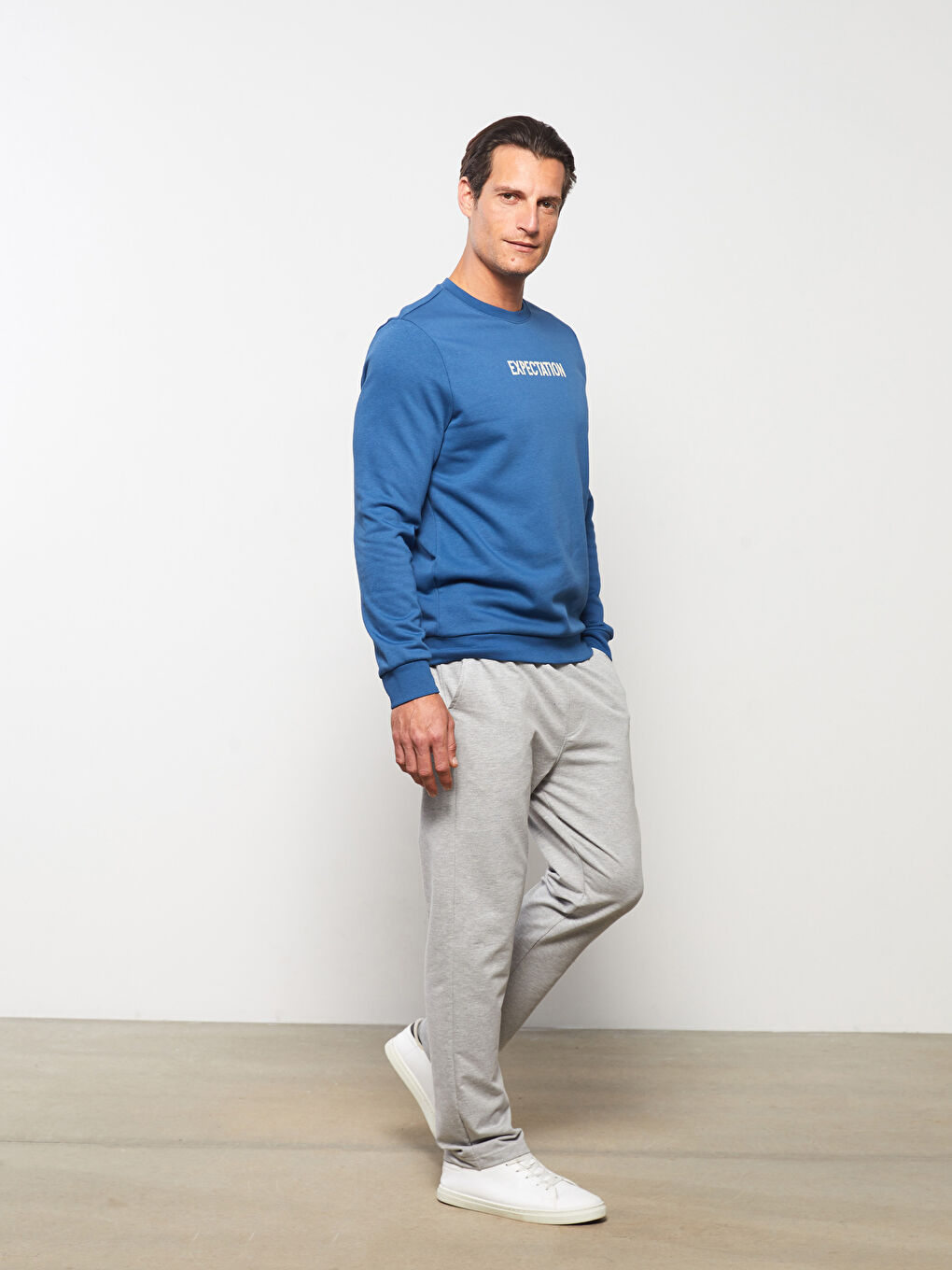 بنطلون رياضي بقصة عادية - للرجال-1