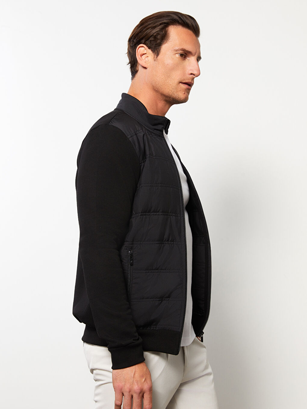 LCWAIKIKI Classic Relaxed Fit Funnel Neck Men's Coat -S31309Z8-CVL