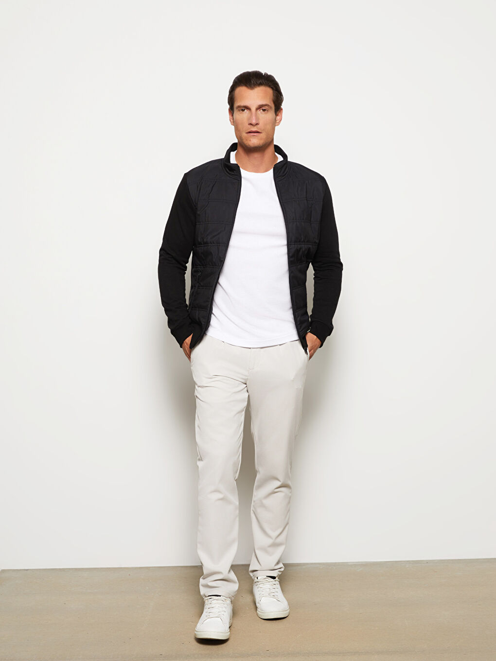 LCWAIKIKI Classic Relaxed Fit Funnel Neck Men's Coat -S31309Z8-CVL