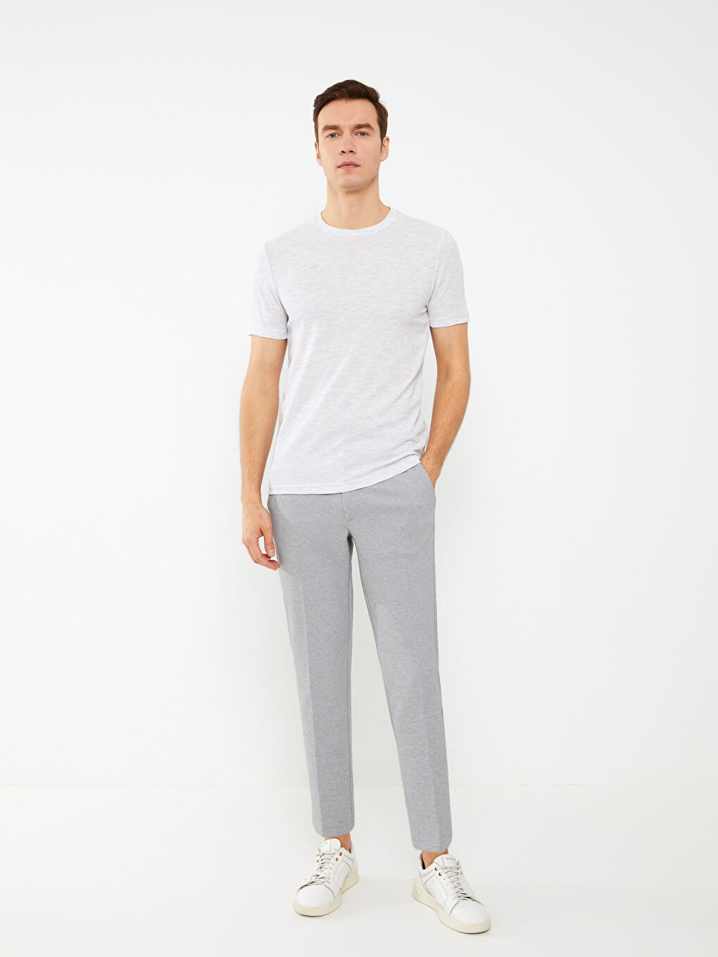 მრგვალი საყელო მოკლე სახელო მამაკაცის მაისური-2