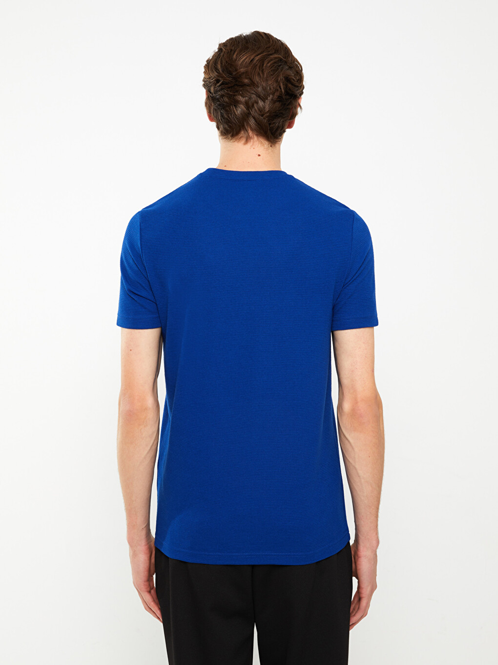 Crew Neck Short Sleeve Men's T-shirt-4