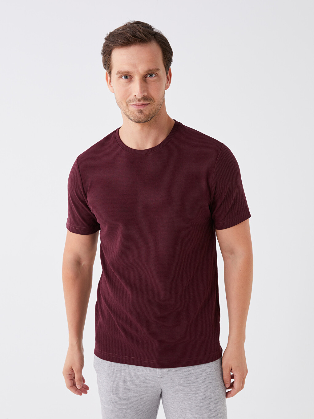 Crew Neck Short Sleeve Men's T-shirt