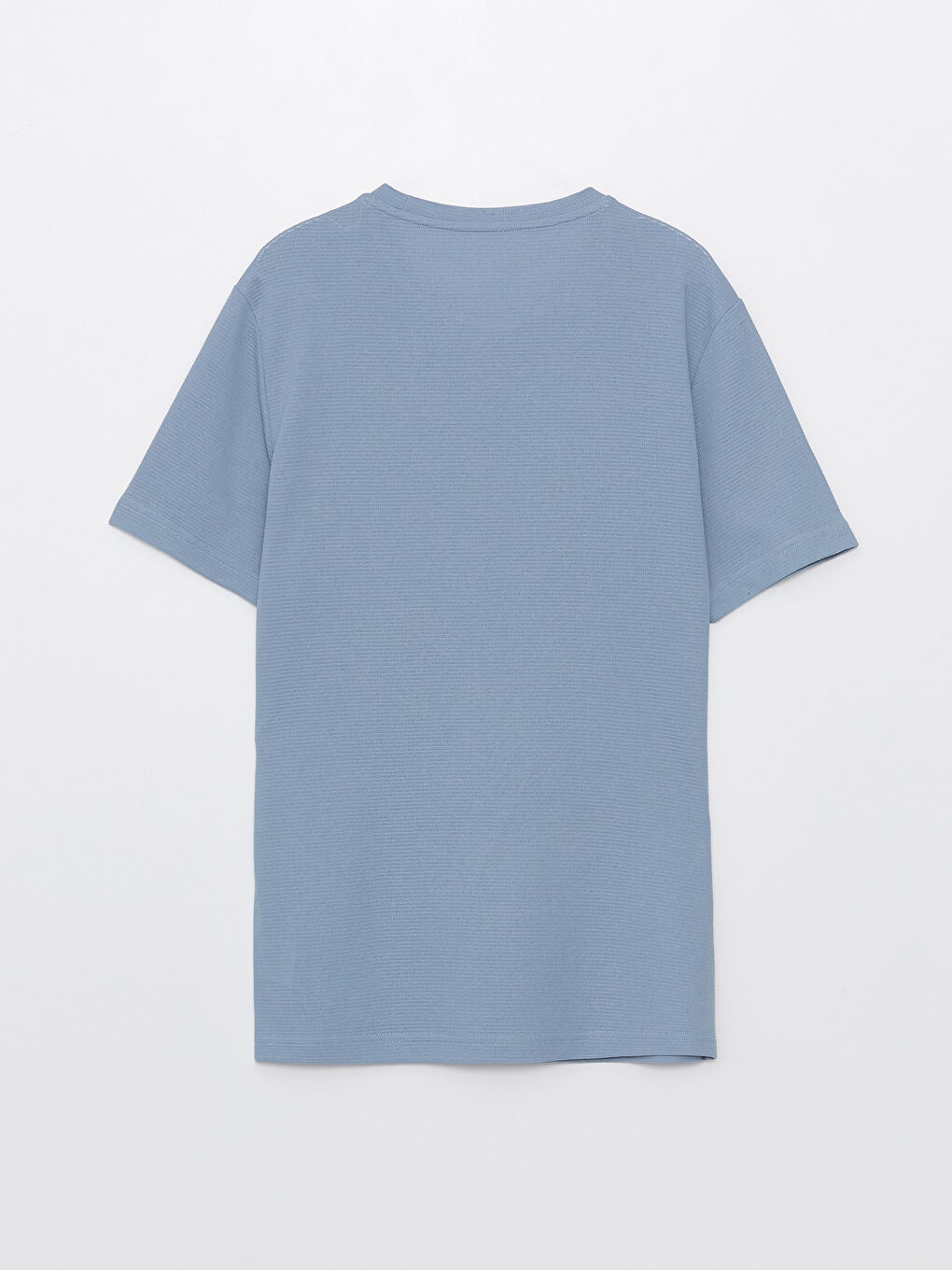 Mavi Bisiklet Yaka Kısa Kollu Erkek Tişört-6