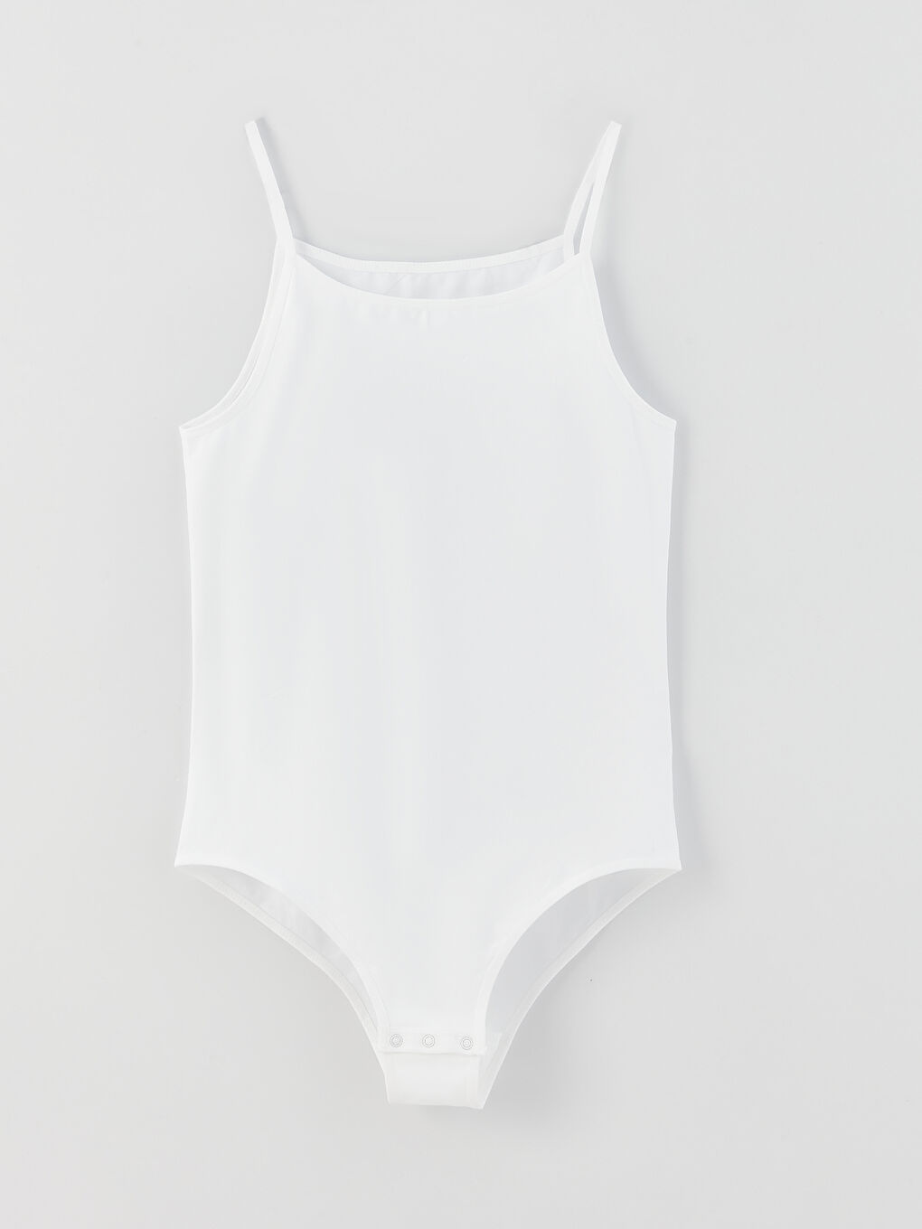 Қыздарға арналған негізгі мақта түймесі бар боди