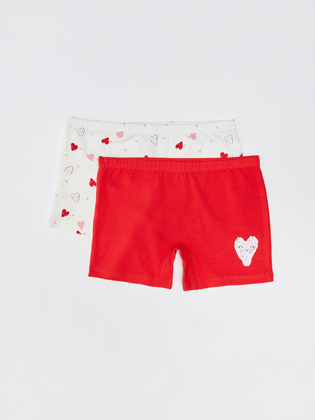 Printed Girls' Boxer 2 Pack