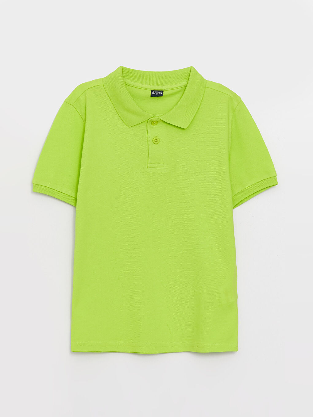 Polo Neck Basic Short Sleeve Boys' T-Shirt -S31381Z4-JSZ