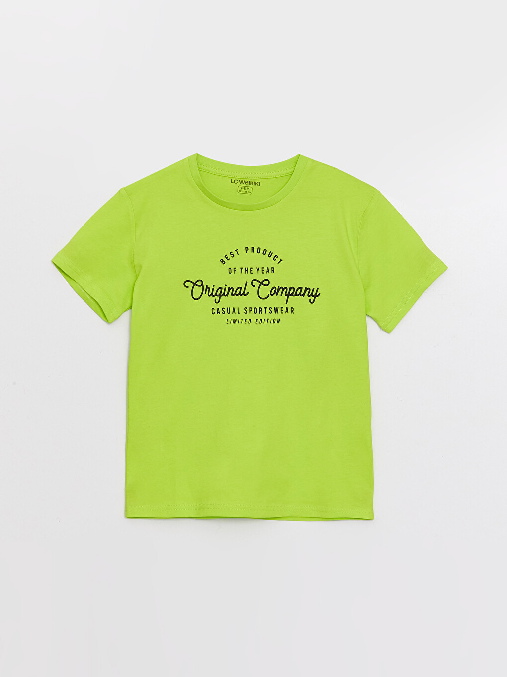 Crew Neck Printed Short Sleeve Boys' T-shirt