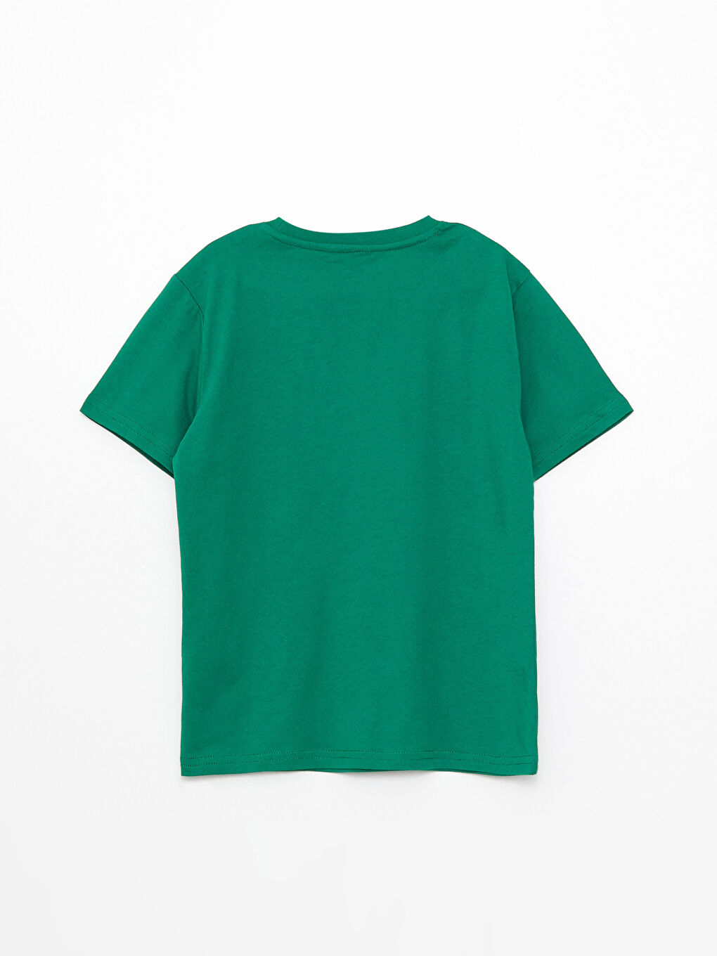 Crew Neck Printed Short Sleeve Boys' T-Shirt-4