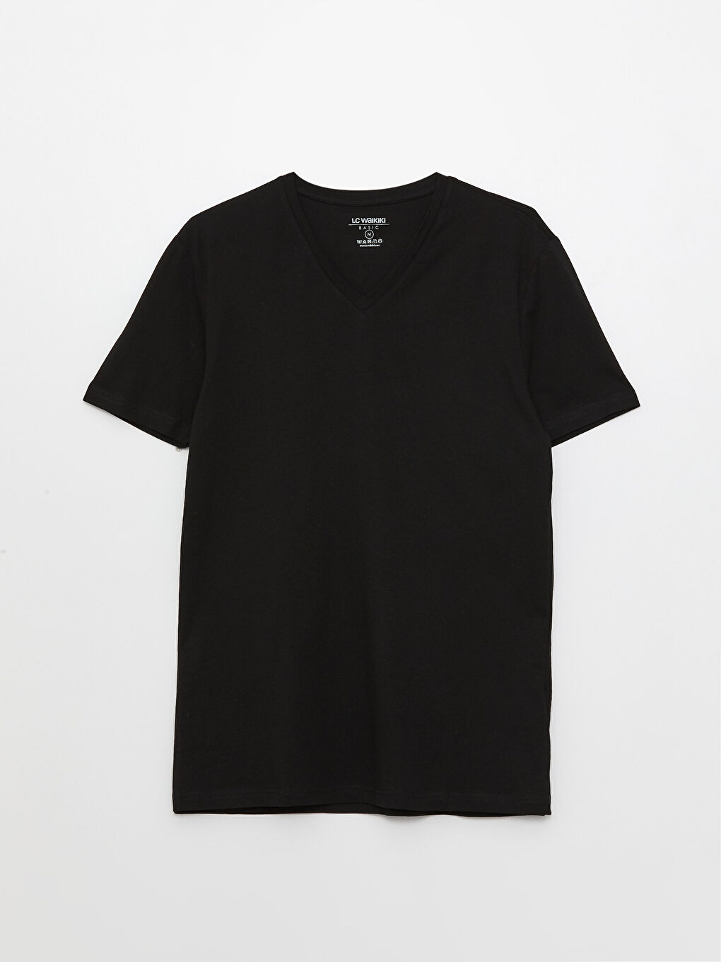 LCWAIKIKI كلاسيك تیشێرت یاخەی V قۆڵ کورت جێرسی بۆ پیاوان -S31398Z8-CVL