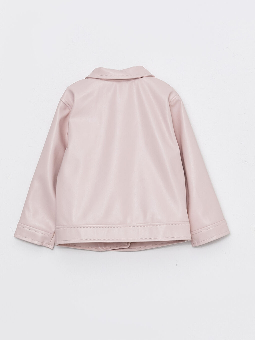 Jachetă din piele ecologică pentru bebeluși fete-5