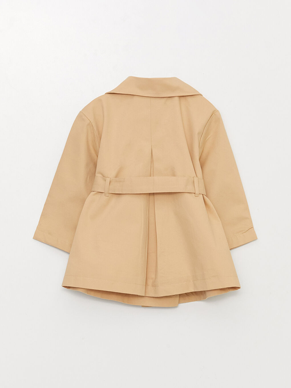 LCW baby Hooded Long Sleeve Basic Baby Girls' Trench Coat -S31408Z1-G3N