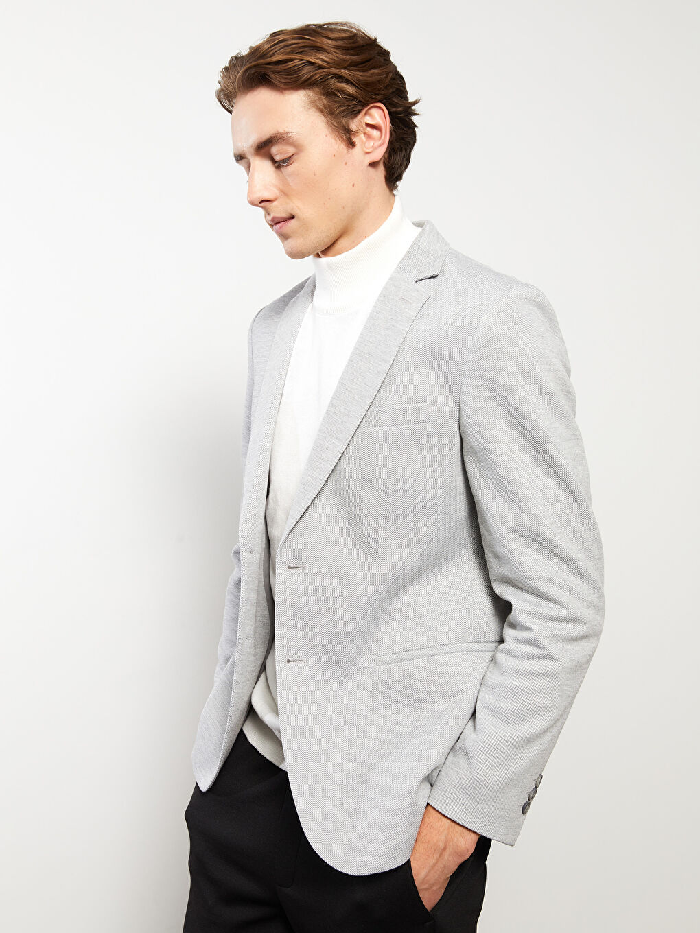 Slim Fit Men's Blazer Jacket-2