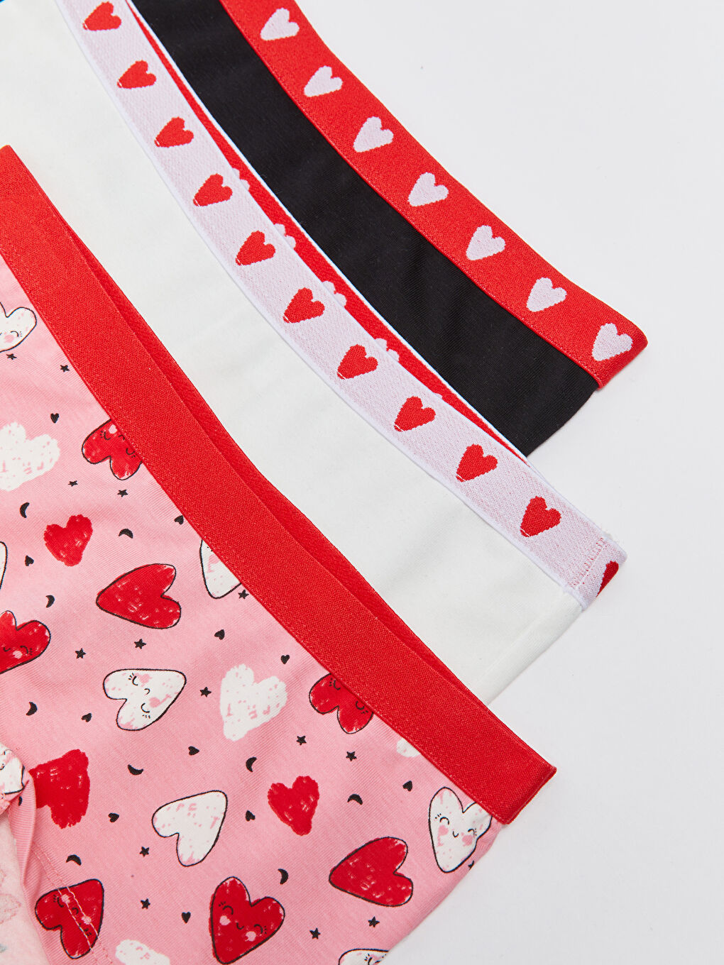 Комплект из 3-х трусов боксеров с принтом для девочек-2