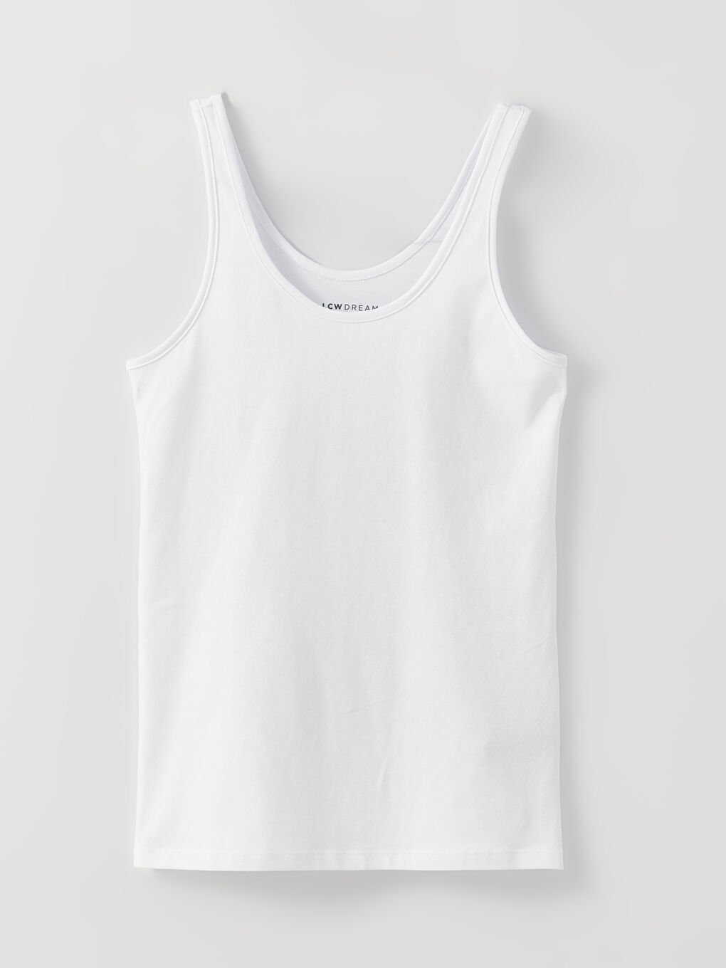 U Neck Plain Strappy Women's Tank Top -S31445Z8-FFB